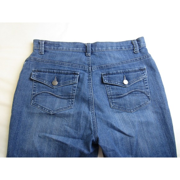 Gloria Vanderbilt Denim - Gloria Vanderbilt Jeans Amanda Skimmer Capri Back Flap Pockets Women's Size 8